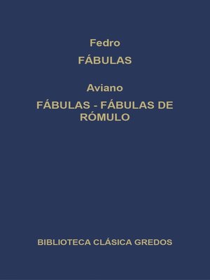 cover image of Fábulas. Fábulas. Fábulas de Rómulo.